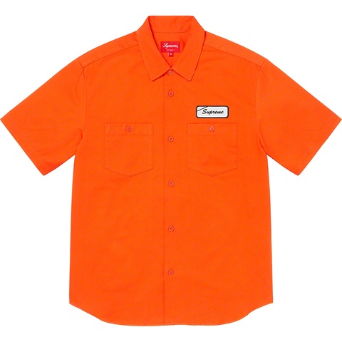 Supreme Dog S/S Work Shirt - Orange