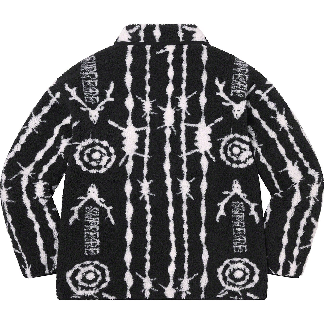 Supreme Supreme SOUTH2 WEST8 Fleece Jacket (SS21) - Black - $198