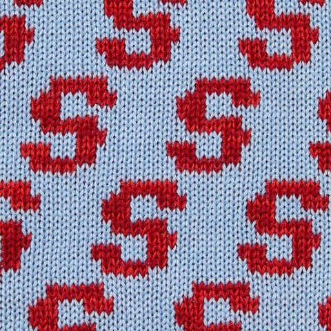 Supreme S Repeat Sweater - Light Blue