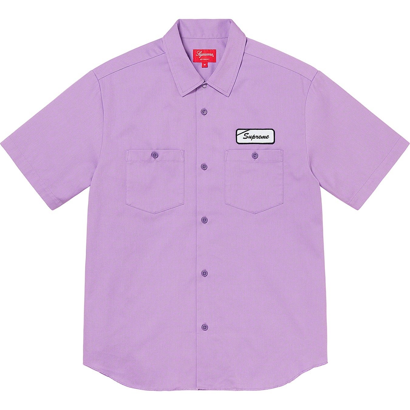 Supreme Dog S S Work Shirt (SS21) - Pale Purple - $128