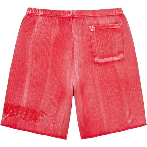 Supreme Brush Stroke Sweatshort - Red