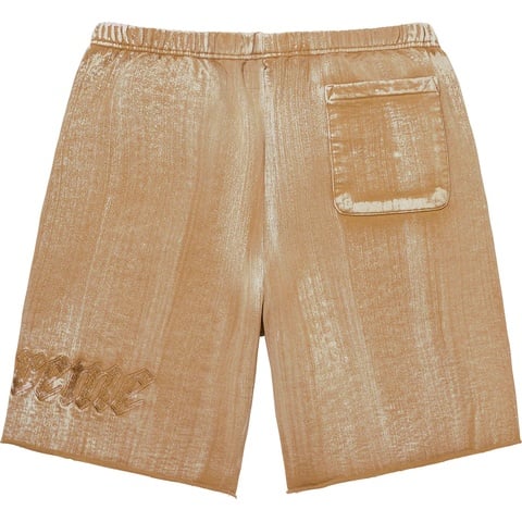 Supreme Brush Stroke Sweatshort - Dark Tan