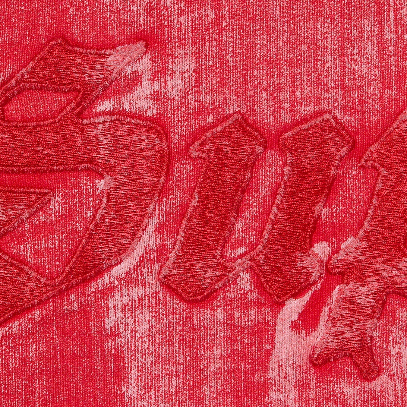 Supreme Brush Stroke Sweatshort (SS21) - Red - $118