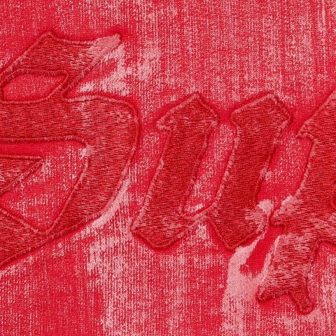 Supreme Brush Stroke Sweatshort - Red