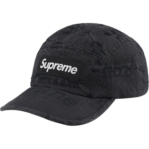 Frayed Logos Denim Camp Cap - spring/summer 2021 - Supreme