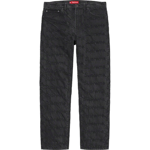 Frayed Logos Regular Jean - spring/summer 2021 - Supreme