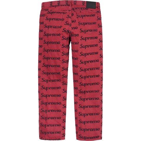 Frayed Logos Regular Jean - spring/summer 2021 - Supreme