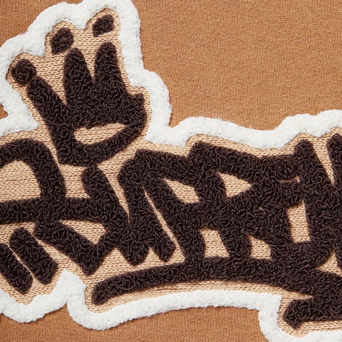 Supreme Handstyle Hooded Sweatshirt - Brown