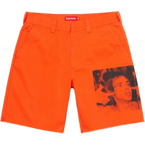 Supreme Iggy Pop Work Short - Orange