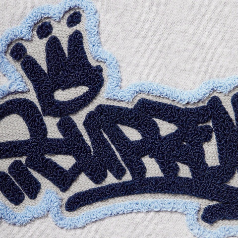 Supreme Handstyle Hooded Sweatshirt - Heather Grey