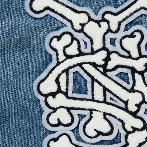 Patches Denim Baseball Jersey - spring/summer 2021 - Supreme