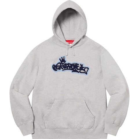 Supreme Handstyle Hooded Sweatshirt - Heather Grey