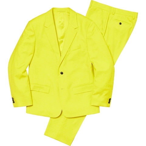 Supreme Wool Suit - Bright Yellow