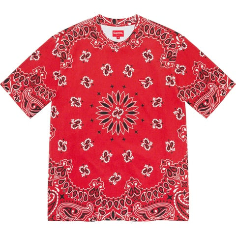 Supreme Small Box Tee - Red Bandana