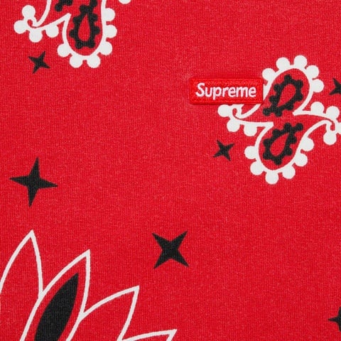 Supreme Small Box Tee - Red Bandana
