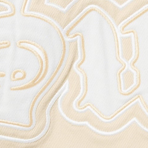 Supreme Twill Old English Varsity Jacket - Tan