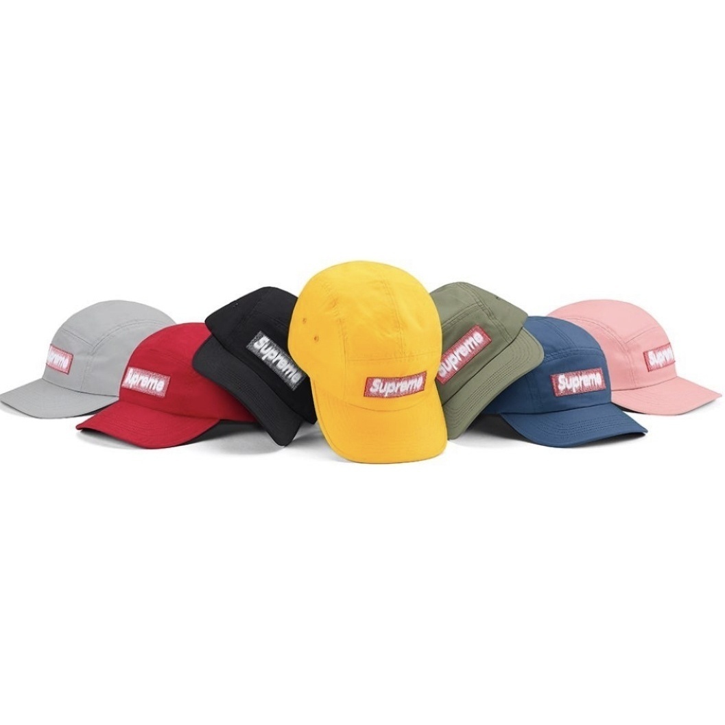 Supreme Reversed Label Camp Cap (spring/summer 2021) - $48.00