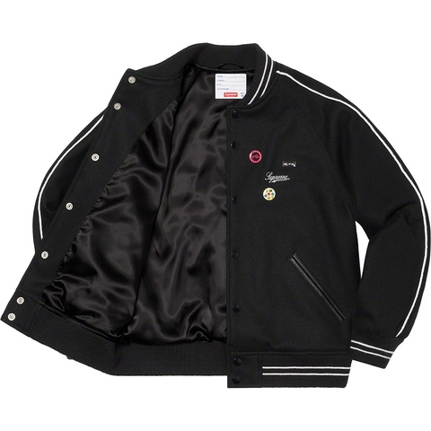 Jamie Reid/Supreme It's All Bollocks Varsity Jacket - Supreme