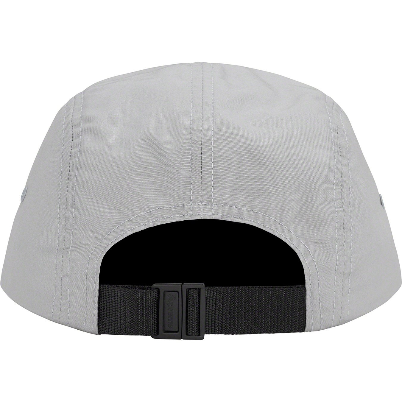 Supreme Reversed Label Camp Cap (SS21) - Grey - $48