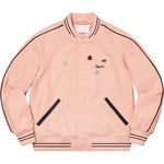 Supreme Jamie Reid Supreme It's All Bollocks Varsity Jacket (SS21) - Dusty Pink