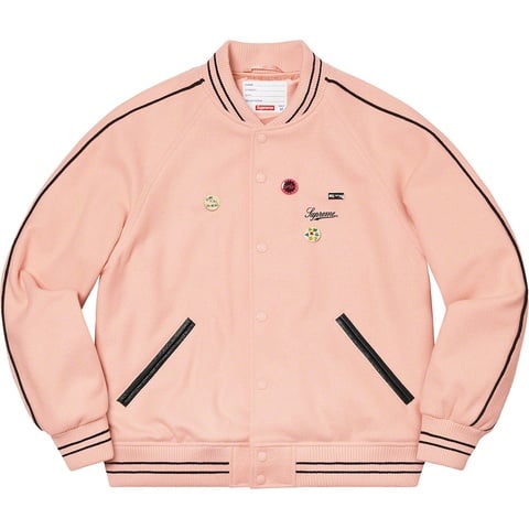 Jamie Reid/Supreme It's All Bollocks Varsity Jacket - Supreme