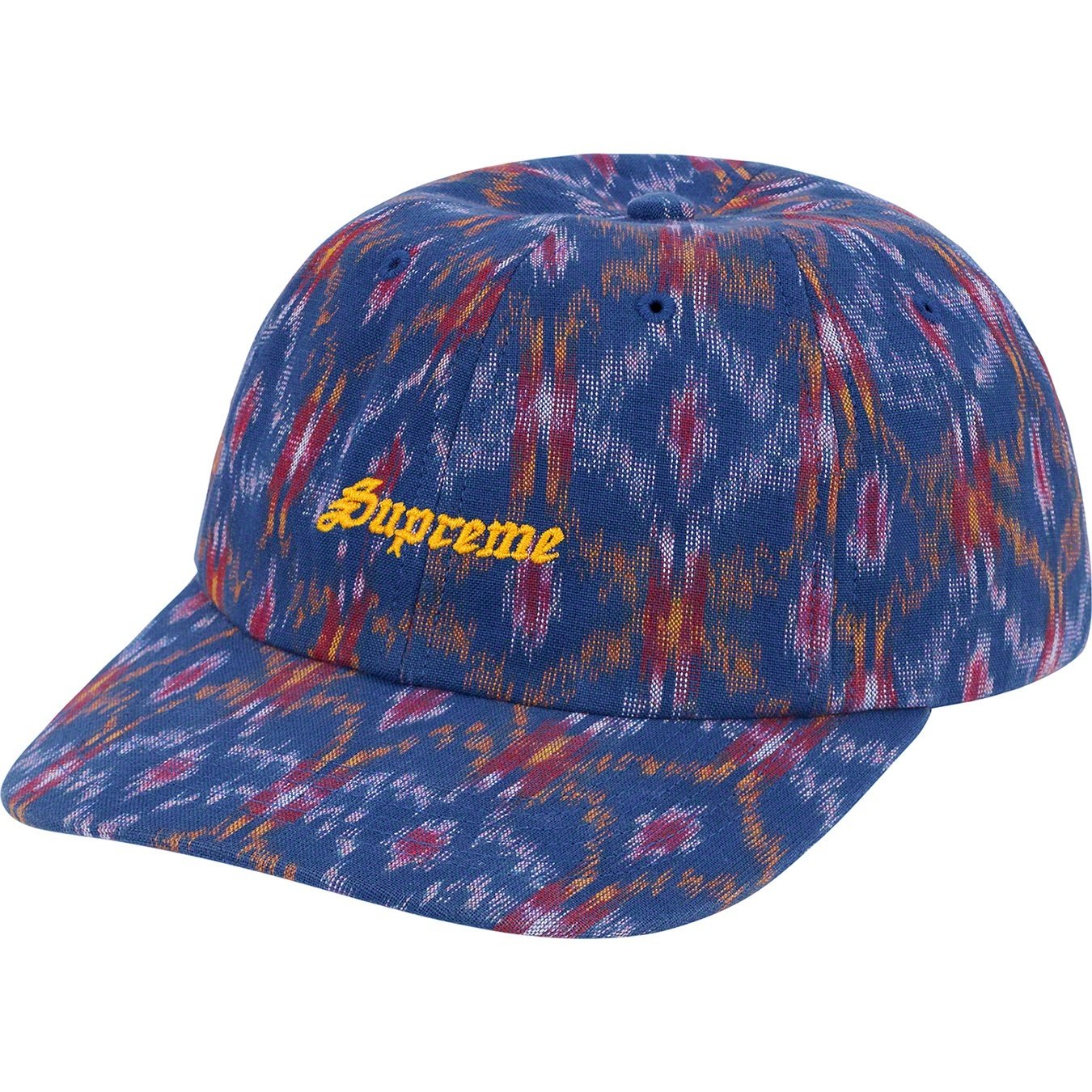 Supreme Ikat 6-Panel (SS21) - Blue - $48