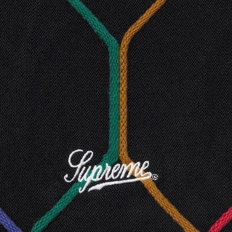 Supreme Hex Knit Short - Black