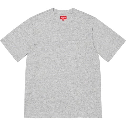 Supreme S/S Pocket Tee - Heather Grey