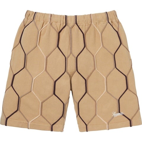 Supreme Hex Knit Short - Tan