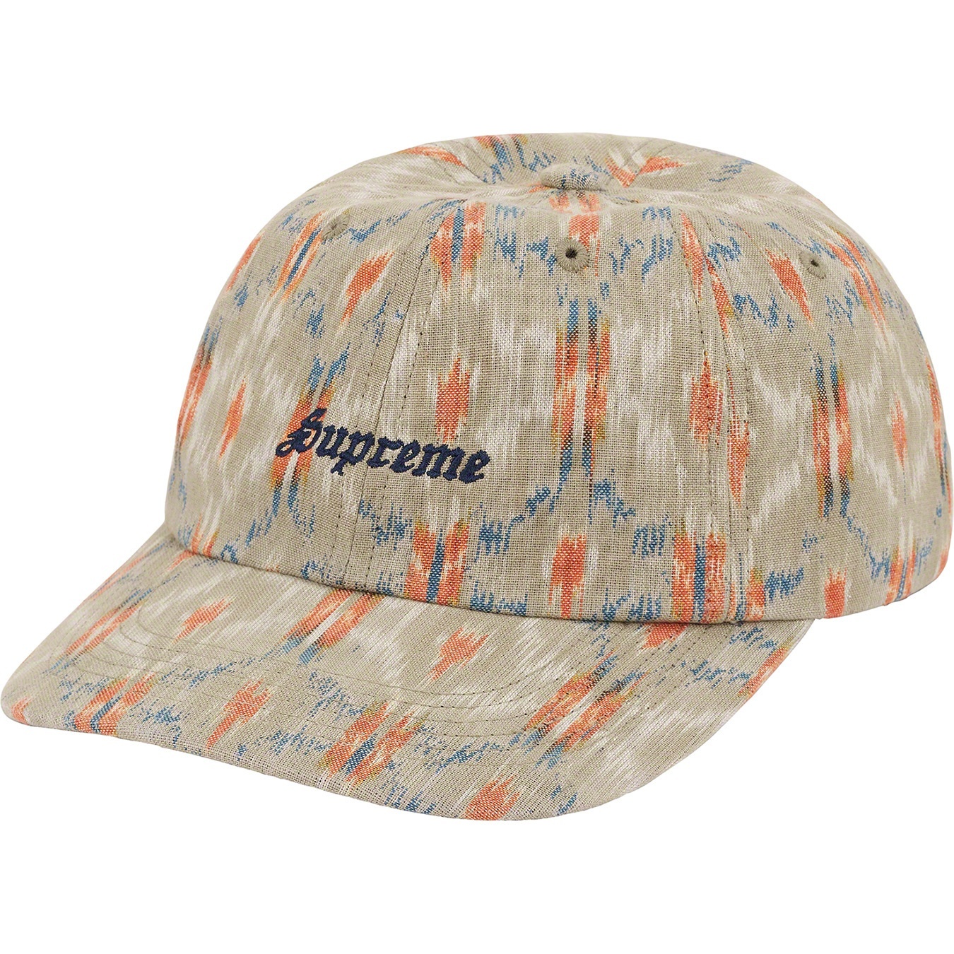Supreme Ikat 6-Panel (SS21) - Tan - $48