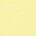 Supreme S S Pocket Tee (SS21) - Pale Yellow