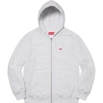 Supreme Small Box Zip Up Hooded Sweatshirt (SS21) - Ash Grey