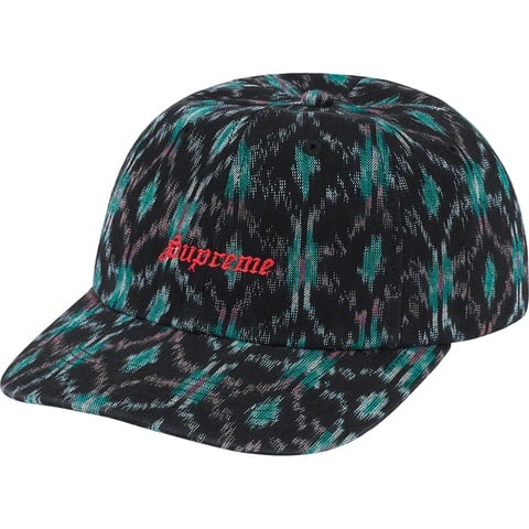 Supreme Ikat 6-Panel - Black