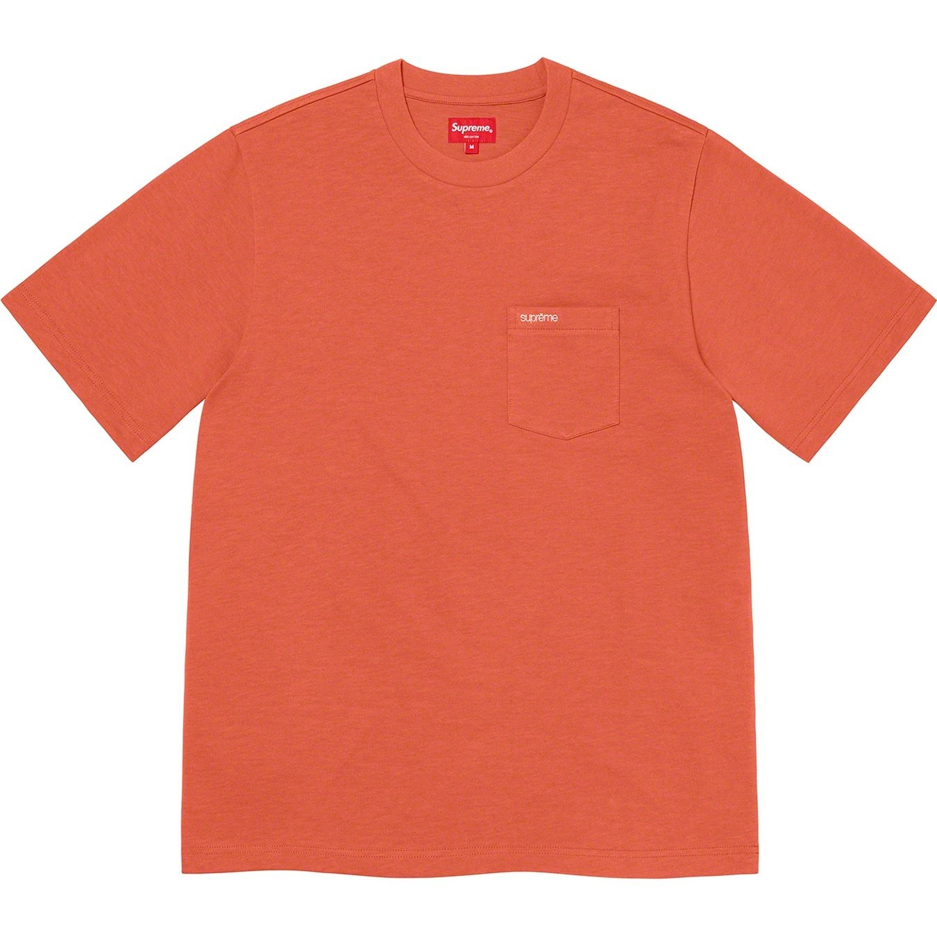 Supreme S S Pocket Tee (SS21) - Rust - $60