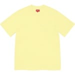 Supreme S S Pocket Tee (SS21) - Pale Yellow
