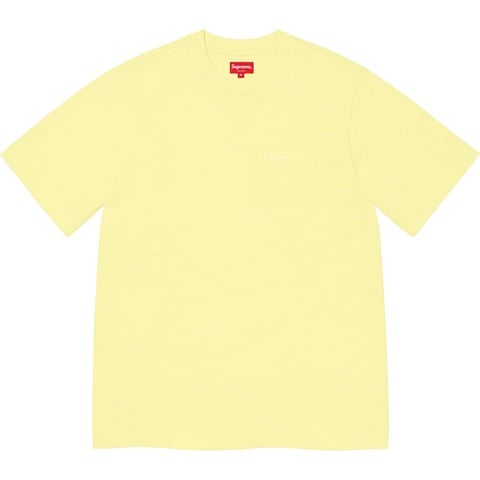 Supreme S/S Pocket Tee - Pale Yellow