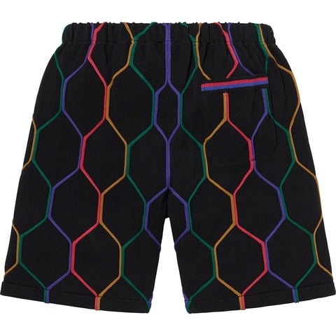 Supreme Hex Knit Short - Black