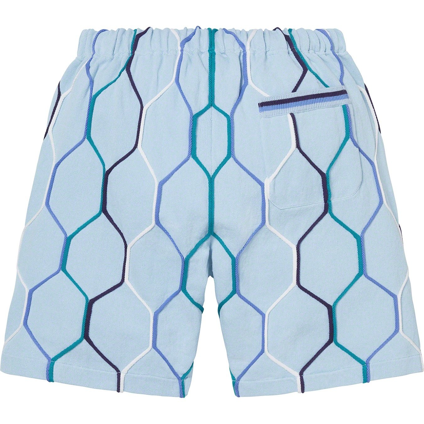 Supreme Hex Knit Short (SS21) - Blue - $118