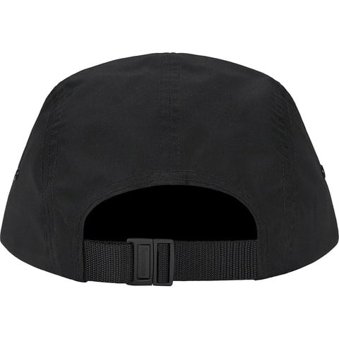 Supreme Reversed Label Camp Cap - Black