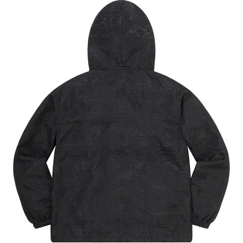 Supreme Floral Tapestry Anorak - Black