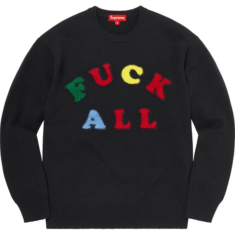 Jamie Reid/Supreme Fuck All Sweater - Supreme