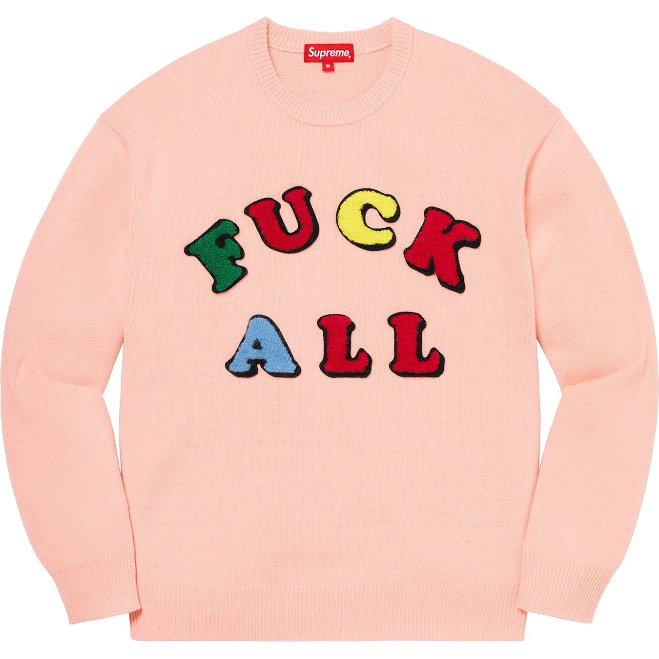 Supreme Jamie Reid Fuck All Sweater (SS21) - $168