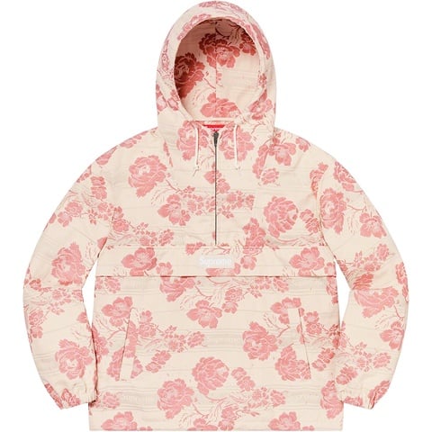 Supreme Floral Tapestry Anorak - Pink