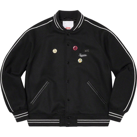 Jamie Reid/Supreme It's All Bollocks Varsity Jacket - Supreme