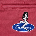 Supreme Pin Up Chino Pant (SS21) - Cardinal