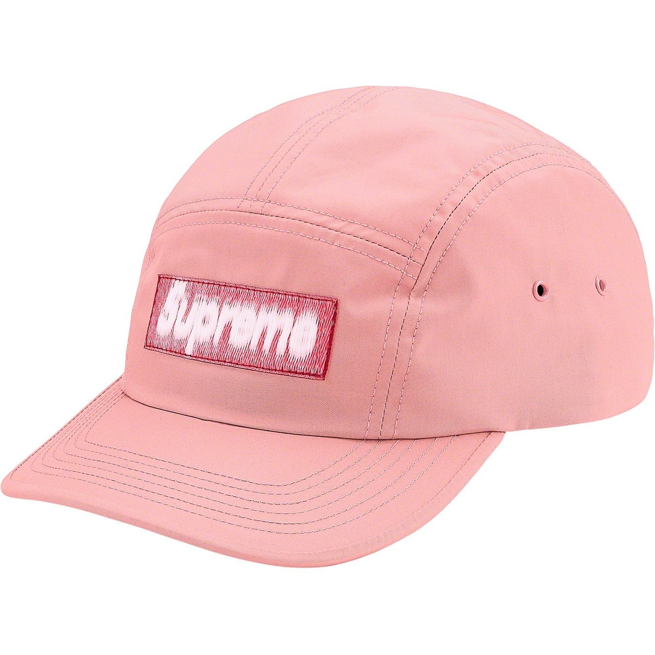 Supreme Reversed Label Camp Cap (SS21) - Pink - $48