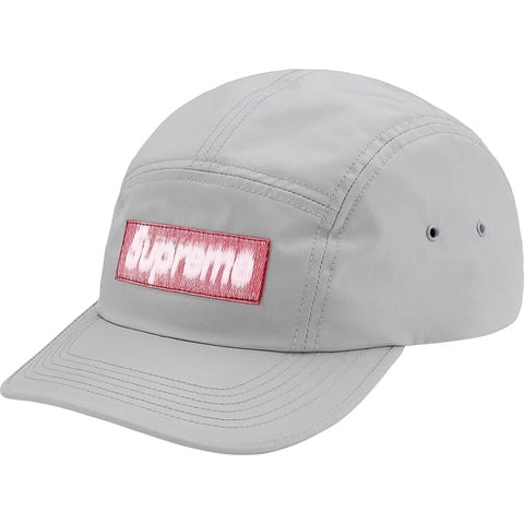 Supreme Reversed Label Camp Cap - Grey