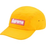 Supreme Reversed Label Camp Cap (SS21) - Yellow
