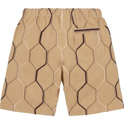 Supreme Hex Knit Short - Tan