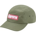 Supreme Reversed Label Camp Cap (SS21) - Olive